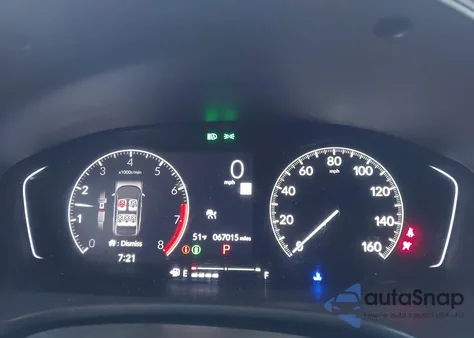 2022 Honda Civic Ex z USA, uszkodzony, nr VIN JHMFE1F73NX009746